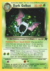 Dark Golbat - 7/82 - Holo Rare - Unlimited Edition